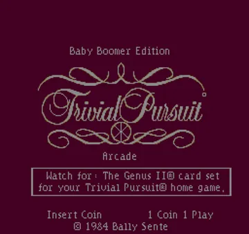 Trivial Pursuit (Baby Boomer Edition) screen shot title